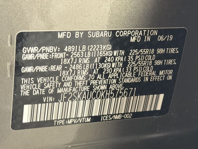 Used 2019 Subaru Forester Limited w/ Popular Package #3 AWD/4WD image 29