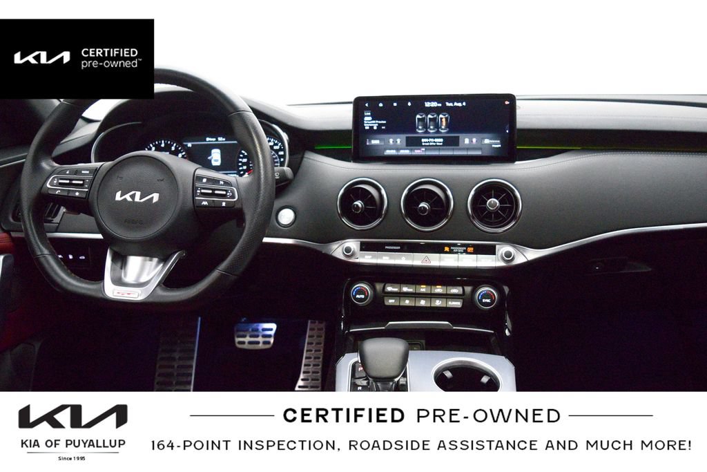 Certified 2022 Kia Stinger GT2 w/ Red Interior Color Package RWD image 18