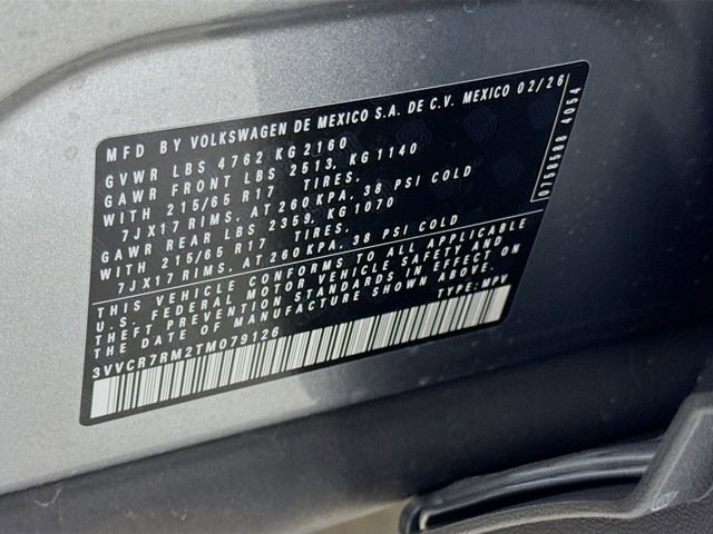 New 2026 Volkswagen Tiguan S image 20