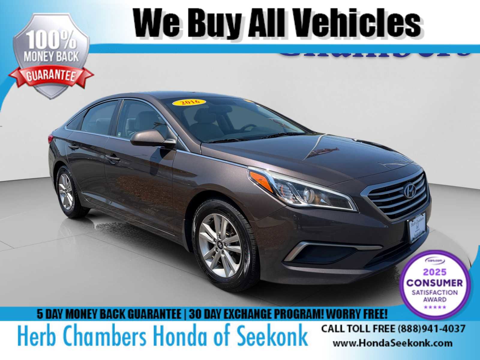 Used 2016 Hyundai Sonata SE w/ Cargo Package FWD image 1