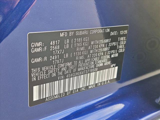 Certified 2026 Subaru Crosstrek 2.5i Wilderness AWD/4WD image 24