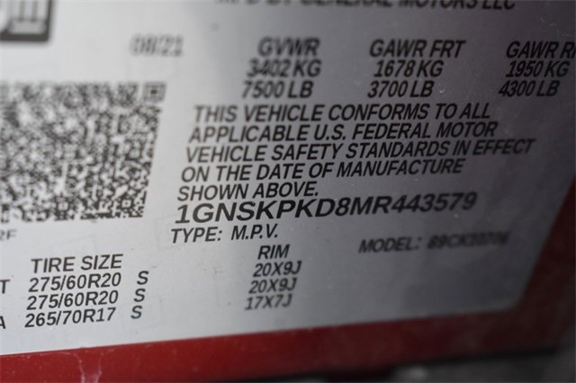 Certified 2021 Chevrolet Tahoe Z71 image 40