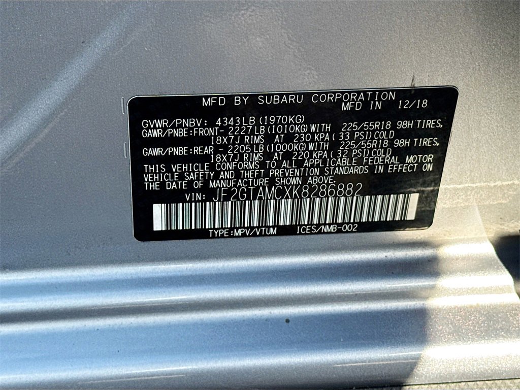 Used 2019 Subaru Crosstrek 2.0i Limited image 28