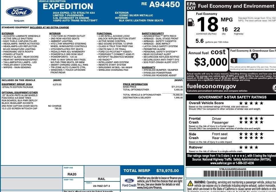 Used 2024 Ford Expedition Limited image 31