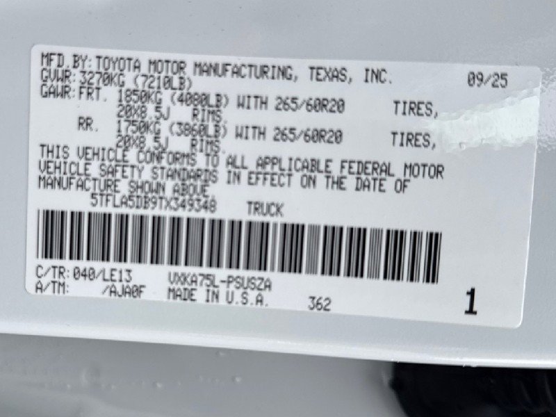 Used 2026 Toyota Tundra SR5 image 43