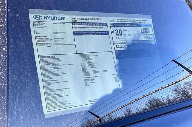 New 2026 Hyundai Palisade Calligraphy AWD/4WD image 13