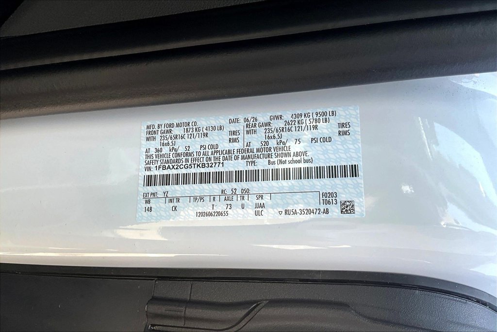 New 2026 Ford Transit 350 XL RWD image 12
