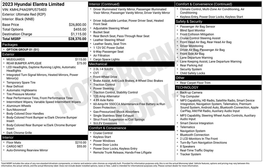 Used 2023 Hyundai Elantra Limited FWD image 22