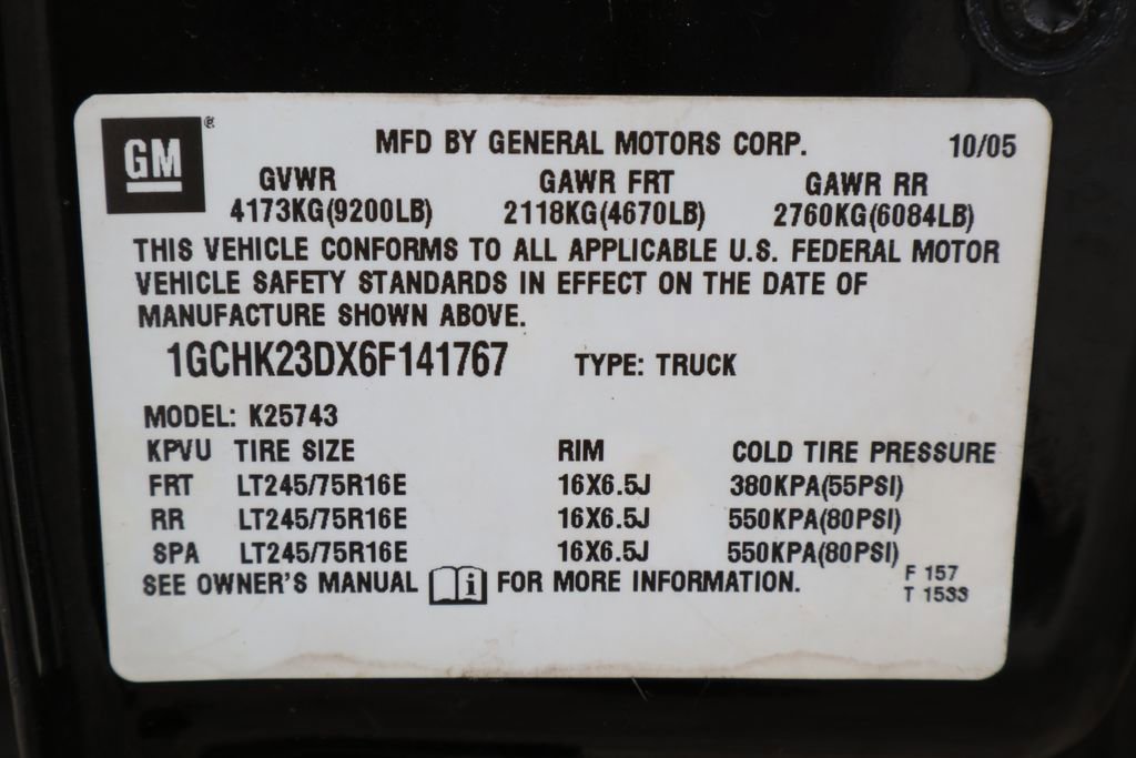 Used 2006 Chevrolet Silverado 2500 LT w/ Heavy-Duty Power Package image 33