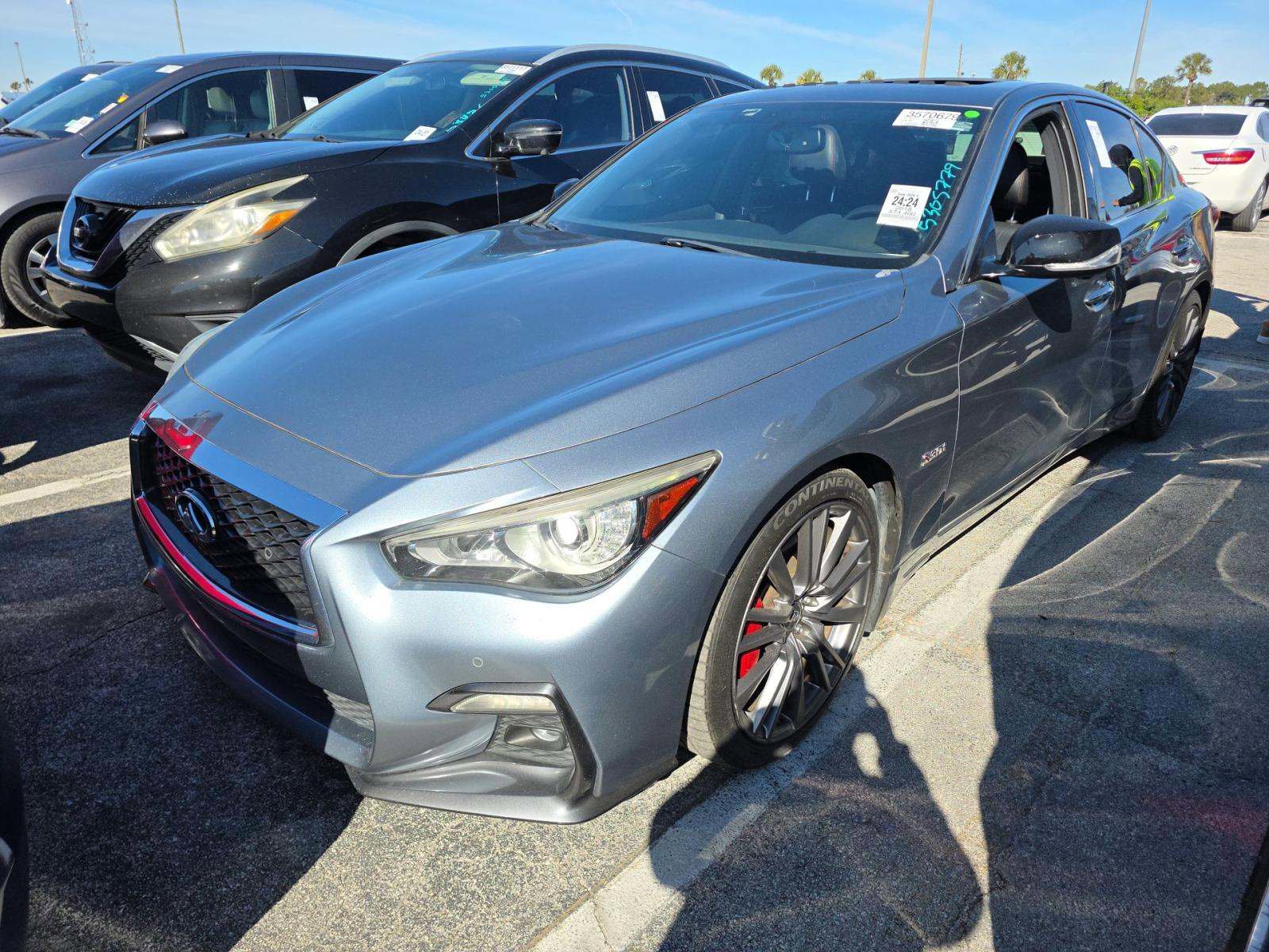Used 2018 INFINITI Q50 Red Sport 400 w/ Sensory Package (Sport) image 7