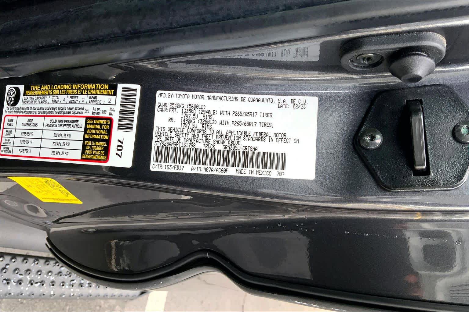 Used 2023 Toyota Tacoma TRD Sport AWD/4WD image 36