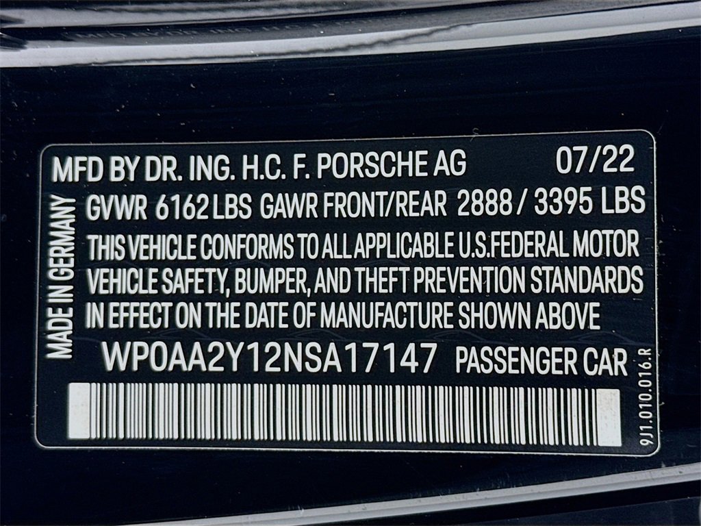 Certified 2022 Porsche Taycan image 35