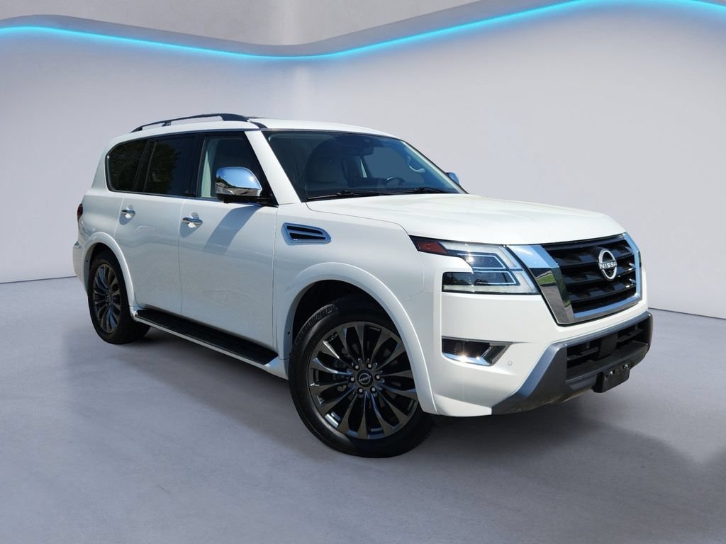 Used 2023 Nissan Armada Platinum w/ Captain's Chairs Package AWD/4WD image 2