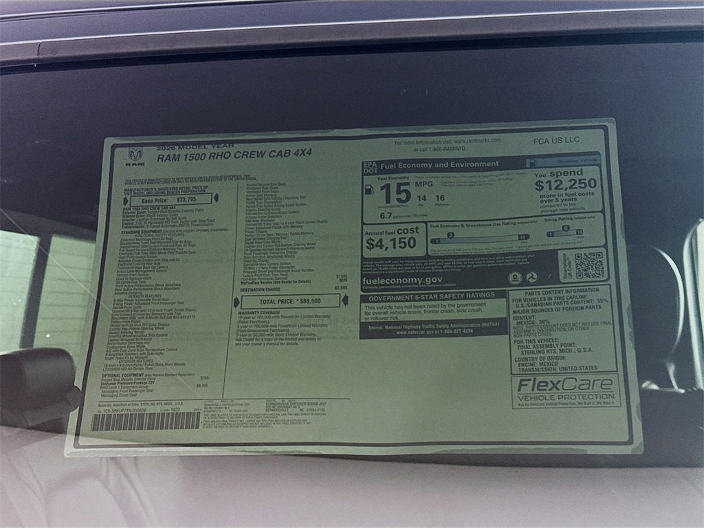 New 2026 RAM 1500 RHO image 21