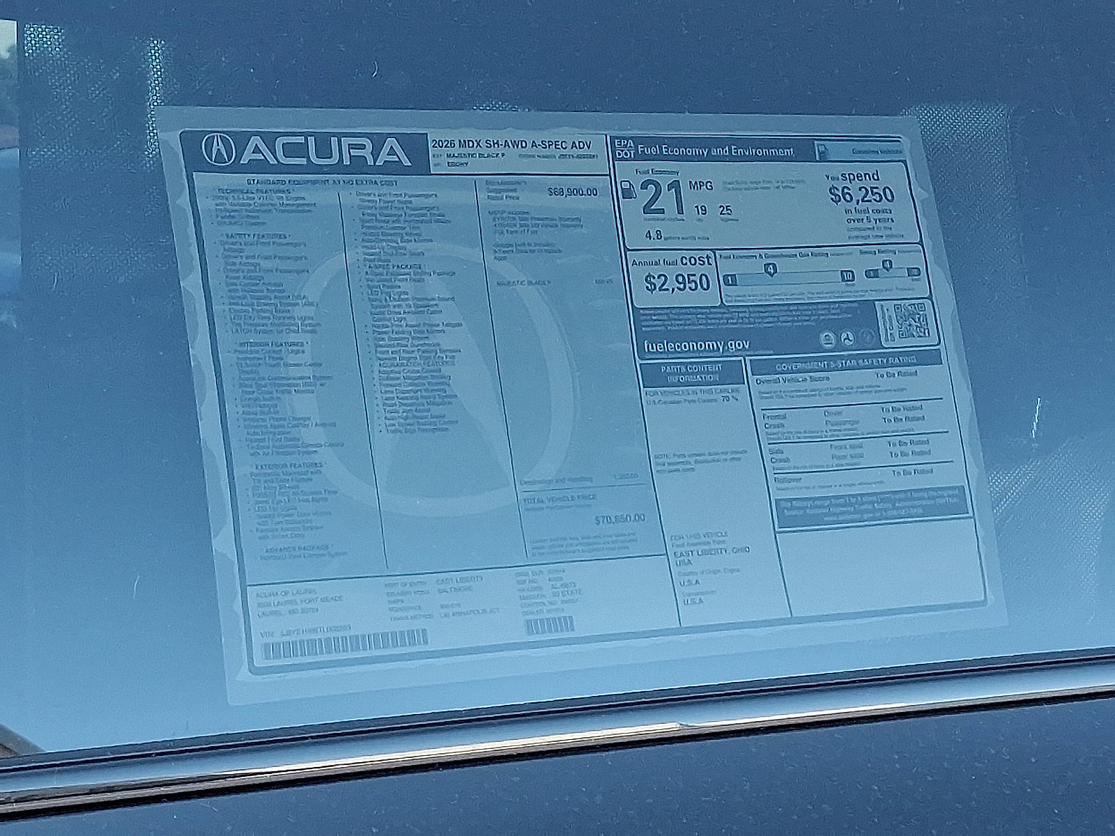 New 2026 Acura MDX A-Spec image 19