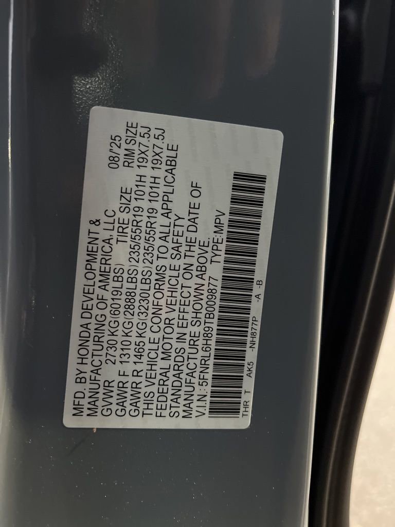 Certified 2026 Honda Odyssey Touring image 11