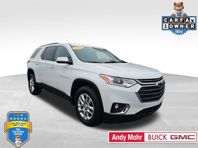 Used 2021 Chevrolet Traverse LT image 1
