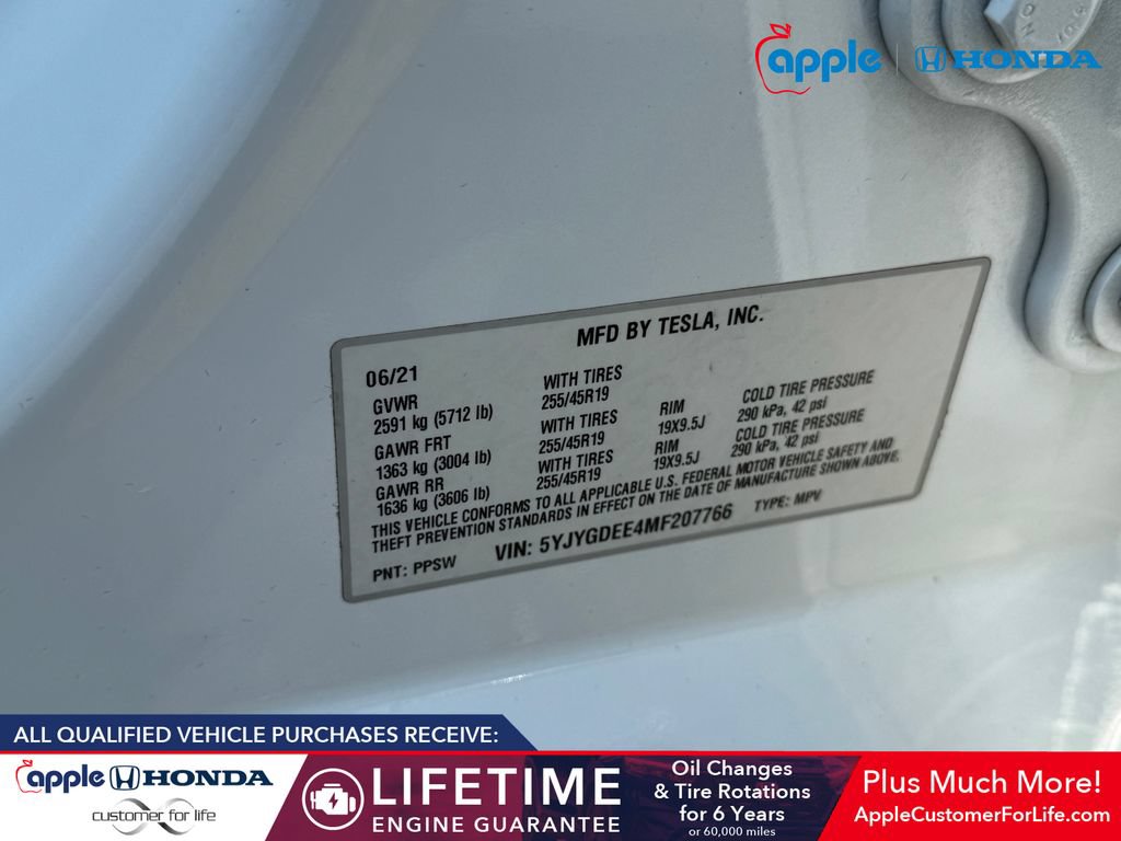 Used 2021 Tesla Model Y Long Range AWD/4WD image 31