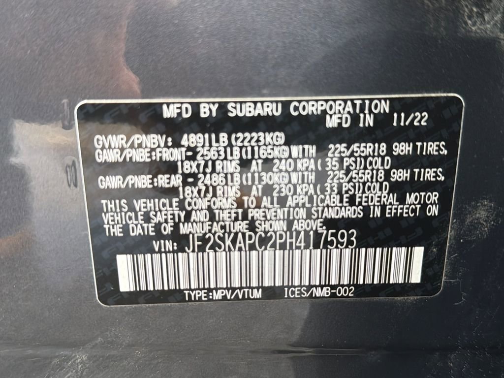 Certified 2023 Subaru Forester Limited image 55