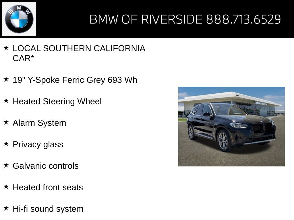 Certified 2023 BMW X3 sDrive30i w/ Convenience Package RWD image 15