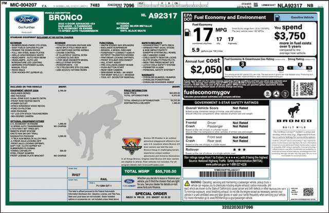 Used 2022 Ford Bronco Badlands w/ Sasquatch Package image 24