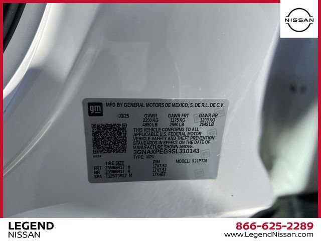 Used 2025 Chevrolet Equinox LT AWD/4WD image 19
