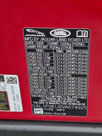 New 2027 Land Rover Range Rover Sport SE AWD/4WD image 17