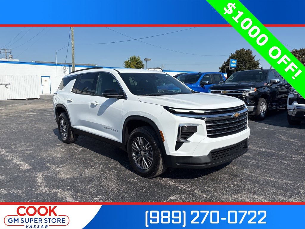New 2026 Chevrolet Traverse LT w/ LPO, Floor Liner Package