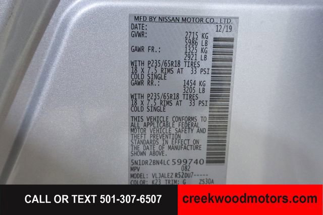 Used 2020 Nissan Pathfinder SV FWD image 32