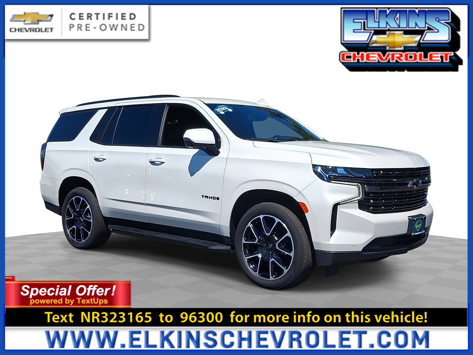 Certified 2022 Chevrolet Tahoe RST w/ Luxury Package