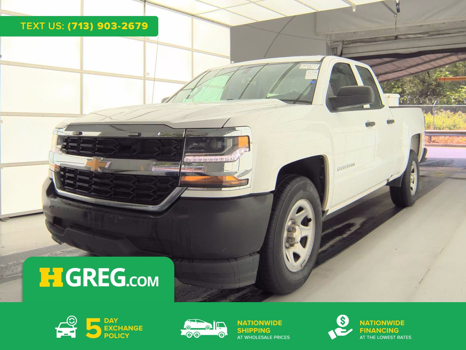 Used 2017 Chevrolet Silverado 1500 W/T w/ Trailering Package RWD image 1