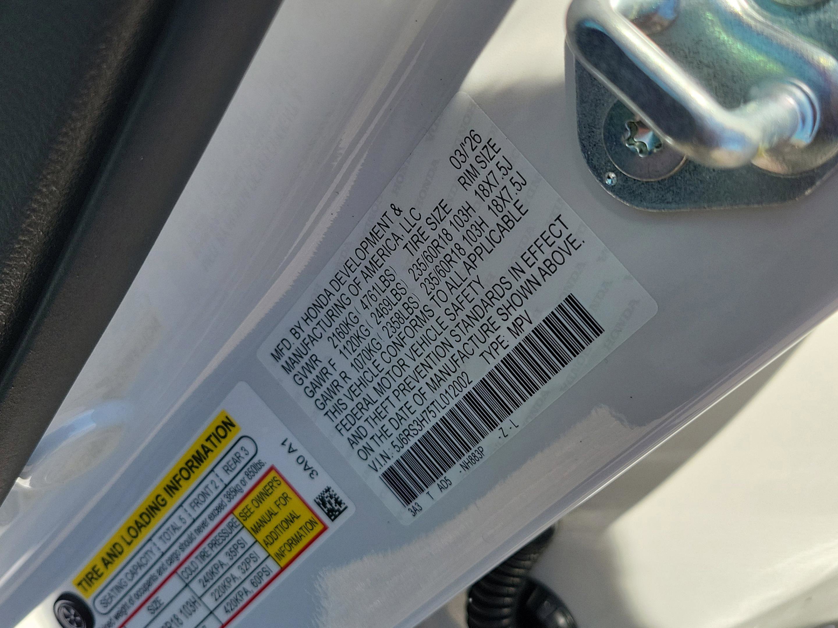 New 2026 Honda CR-V EX-L image 34