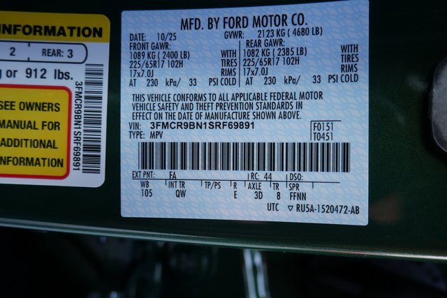 New 2025 Ford Bronco Sport Big Bend w/ Convenience Package image 26