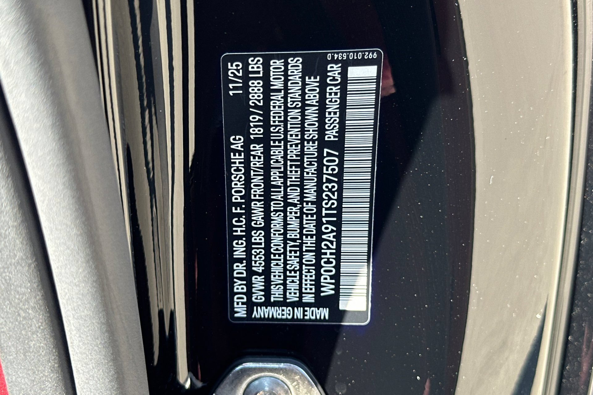 New 2026 Porsche 911 Carrera S RWD image 47