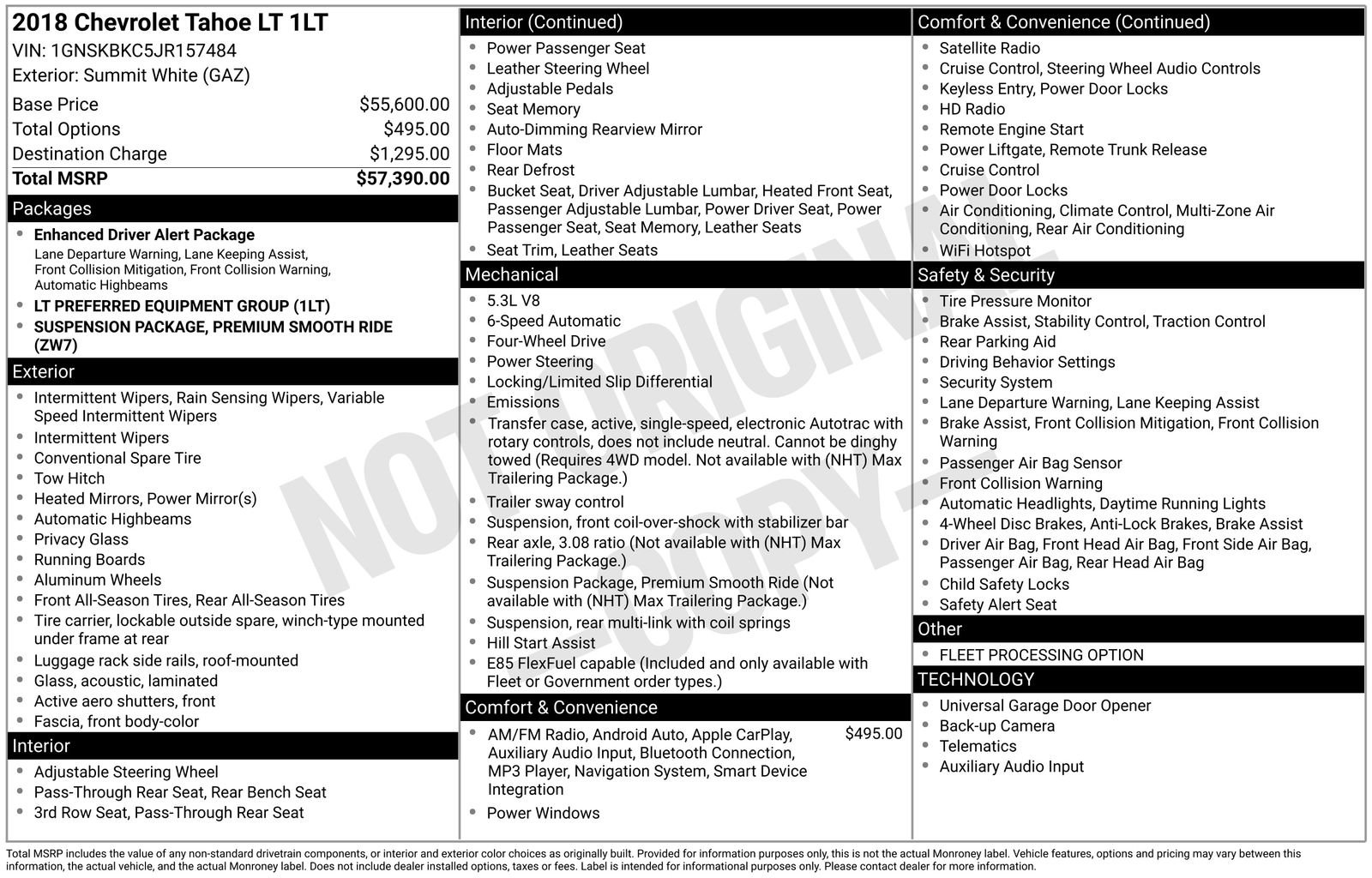 Used 2018 Chevrolet Tahoe LT image 6