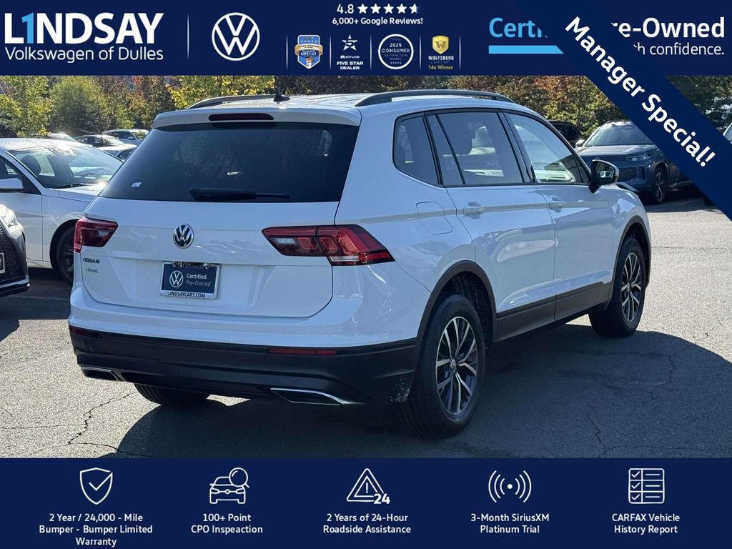 Certified 2021 Volkswagen Tiguan S image 7
