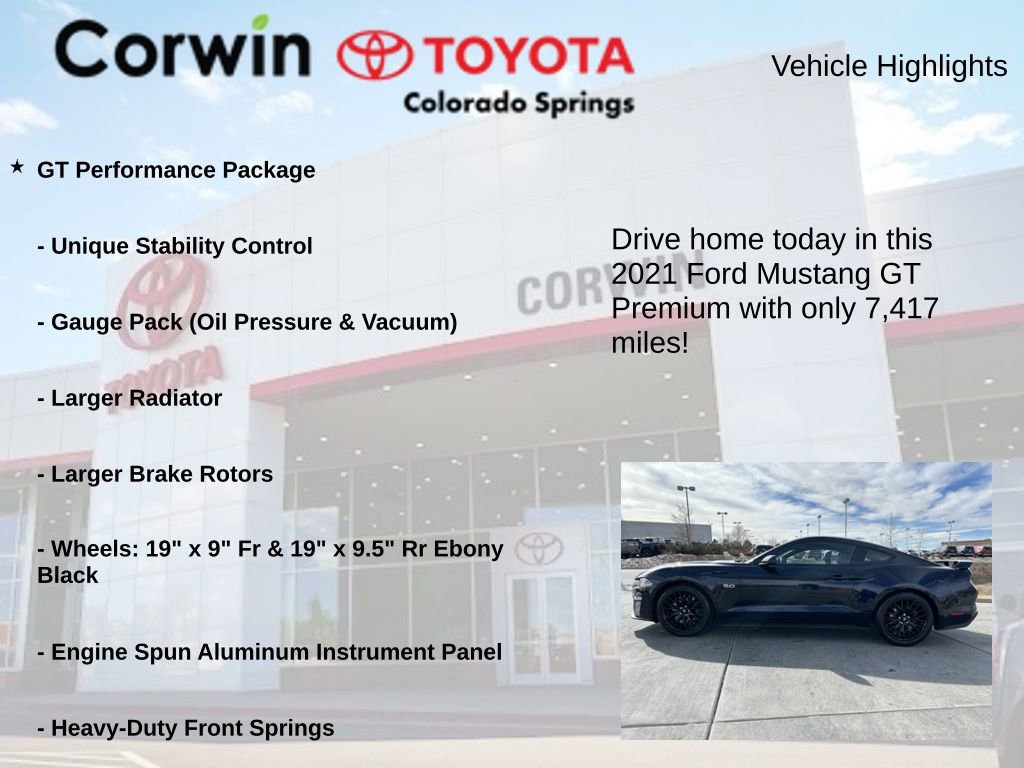 Used 2021 Ford Mustang GT Premium w/ GT Performance Package image 7