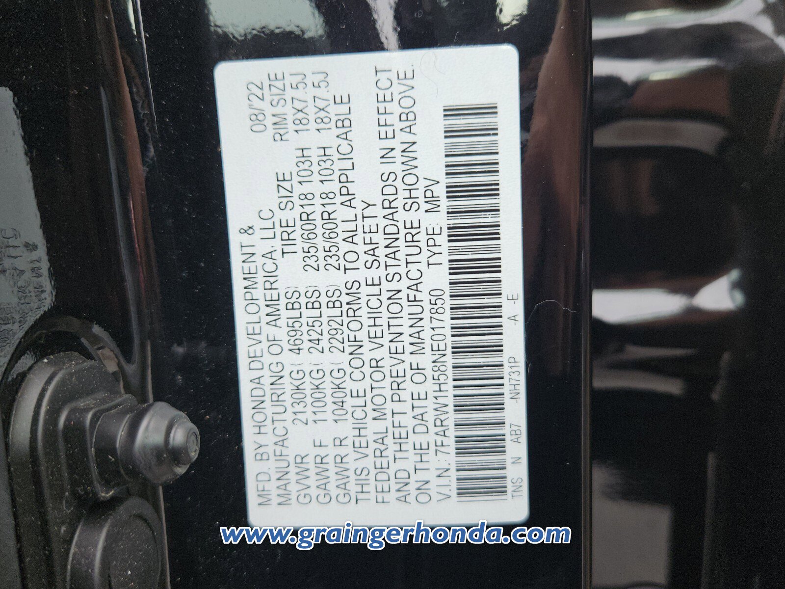 Certified 2022 Honda CR-V EX image 14