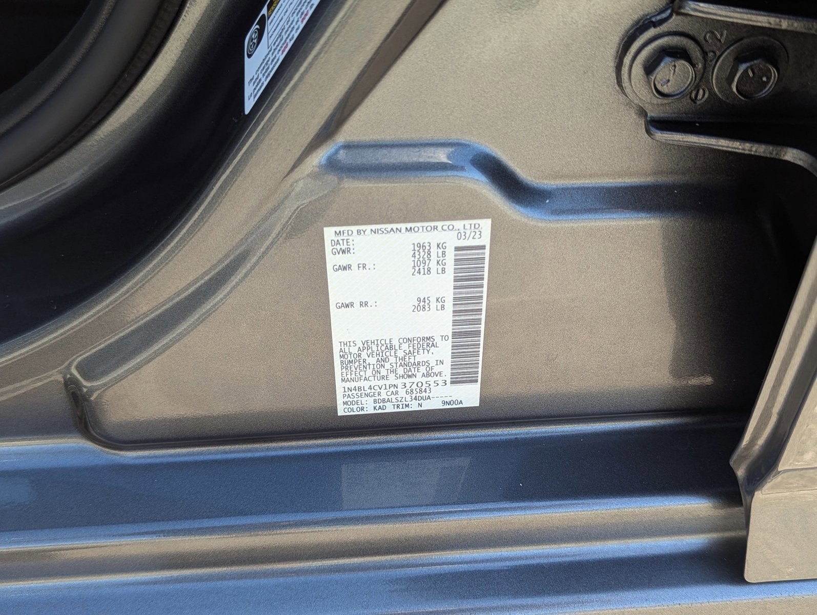 Used 2023 Nissan Altima 2.5 SR image 31