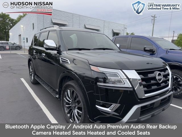 Used 2023 Nissan Armada Platinum w/ Captain's Chairs Package image 1