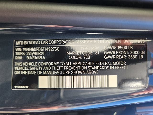 New 2026 Volvo XC90 T8 Plus w/ Protection Package AWD/4WD image 25