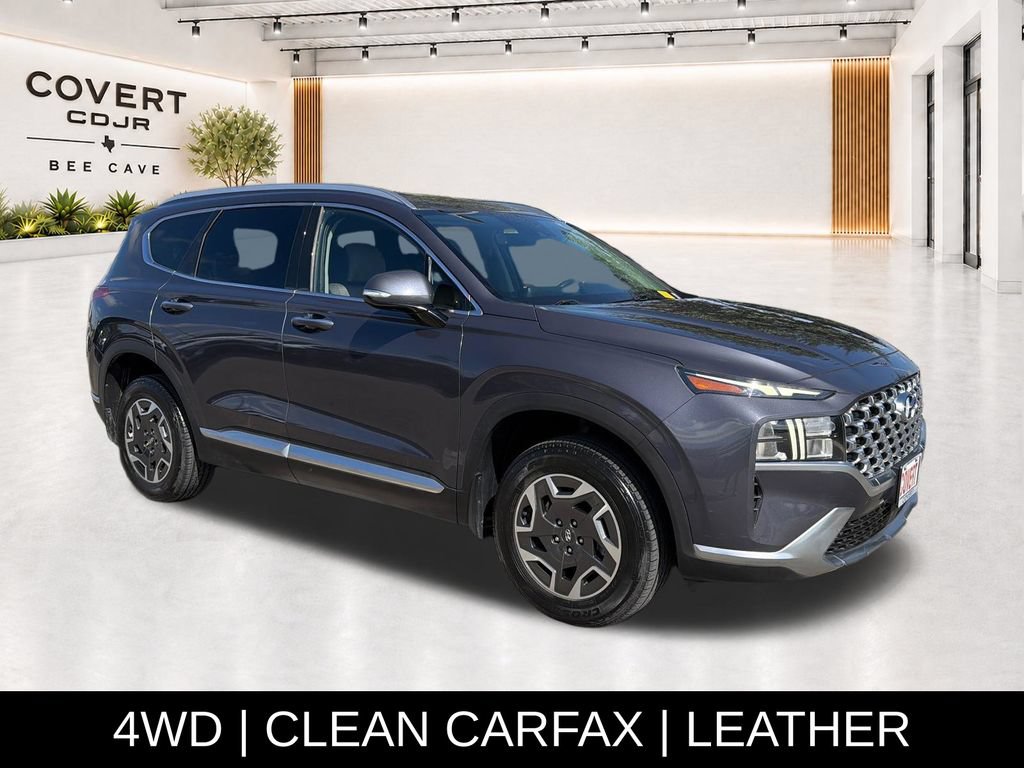 Used 2021 Hyundai Santa Fe Blue