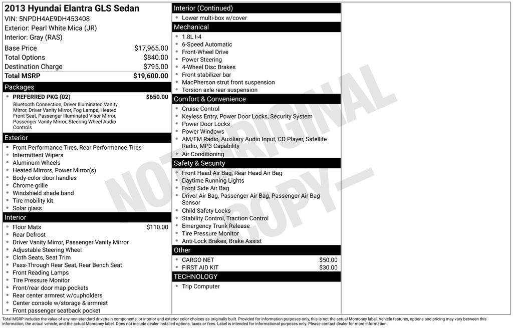 Used 2013 Hyundai Elantra GLS w/ Preferred Pkg image 38