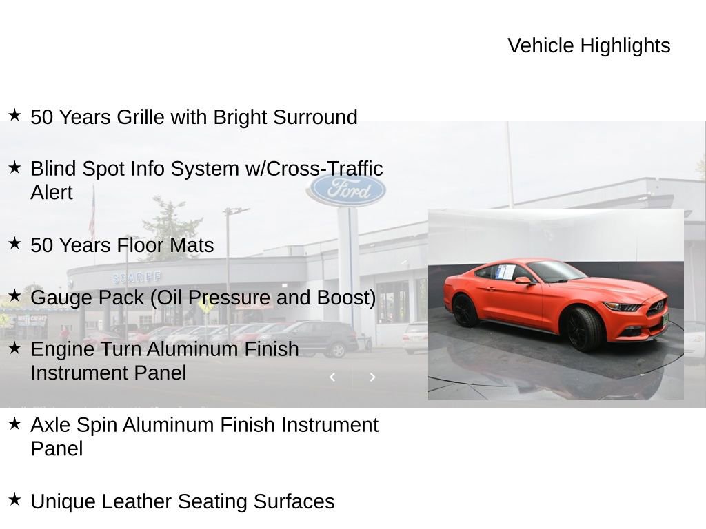 Used 2015 Ford Mustang Premium w/ Ecoboost Performance Package image 21