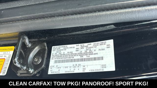 Used 2016 Ford F150 XLT w/ Equipment Group 302A Luxury image 35