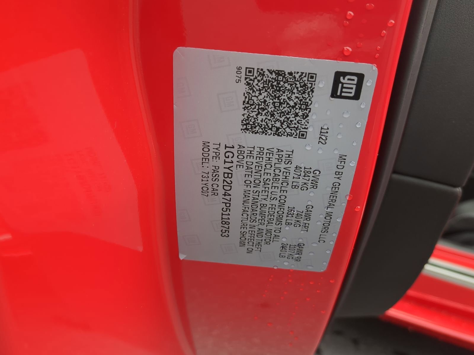 Used 2023 Chevrolet Corvette Stingray Preferred Cpe w/ Z51 Performance Package image 30