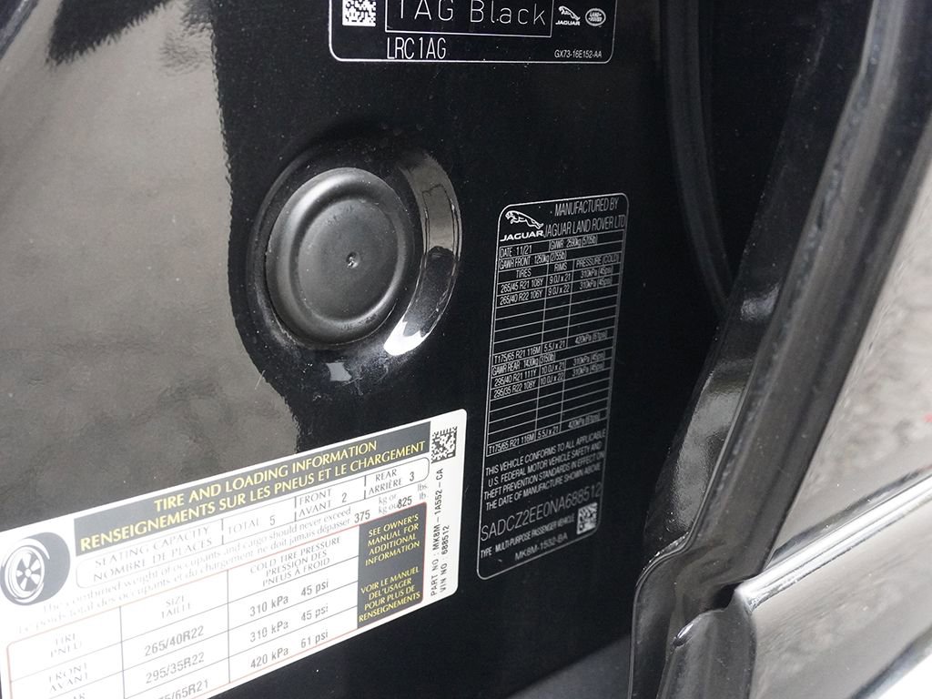 Used 2022 Jaguar F-PACE SVR image 56