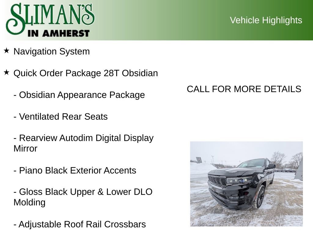 Used 2024 Jeep Grand Wagoneer L Series II w/ Quick Order Packagew 28T image 8