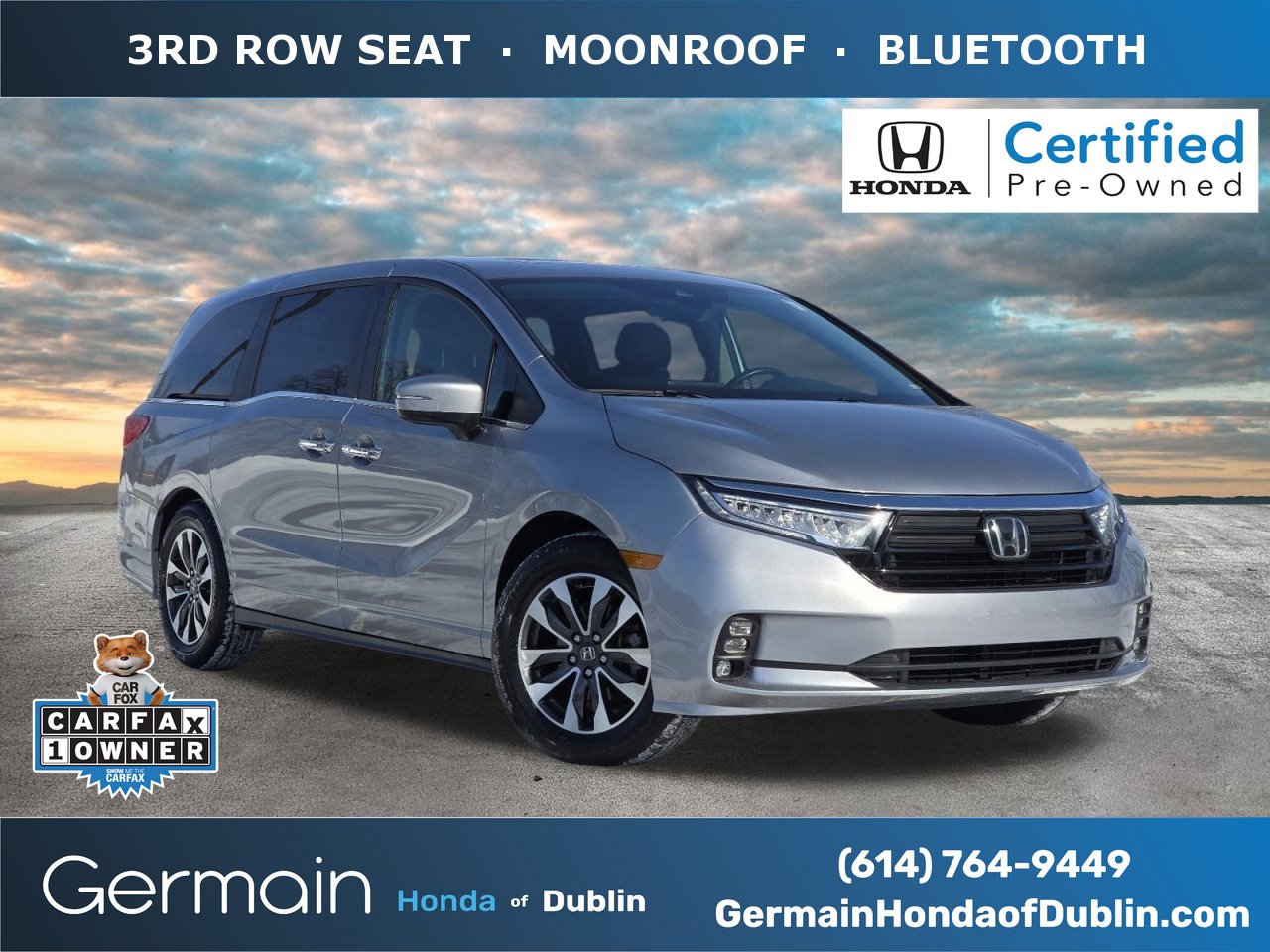 Certified 2023 Honda Odyssey EX-L