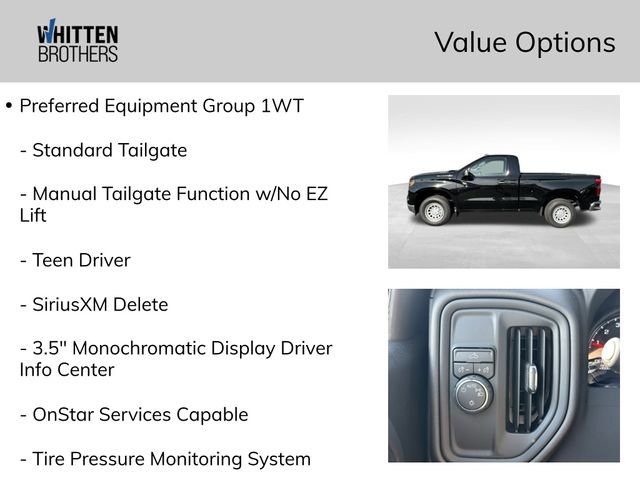 Used 2025 Chevrolet Silverado 1500 W/T w/ WT Value Package RWD image 13